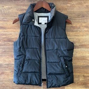 Black Puffer Vest